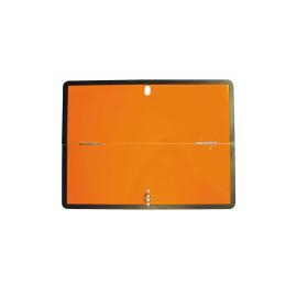 RECTANGLE ORANGE GALVA PLIABLE HORIZONTAL